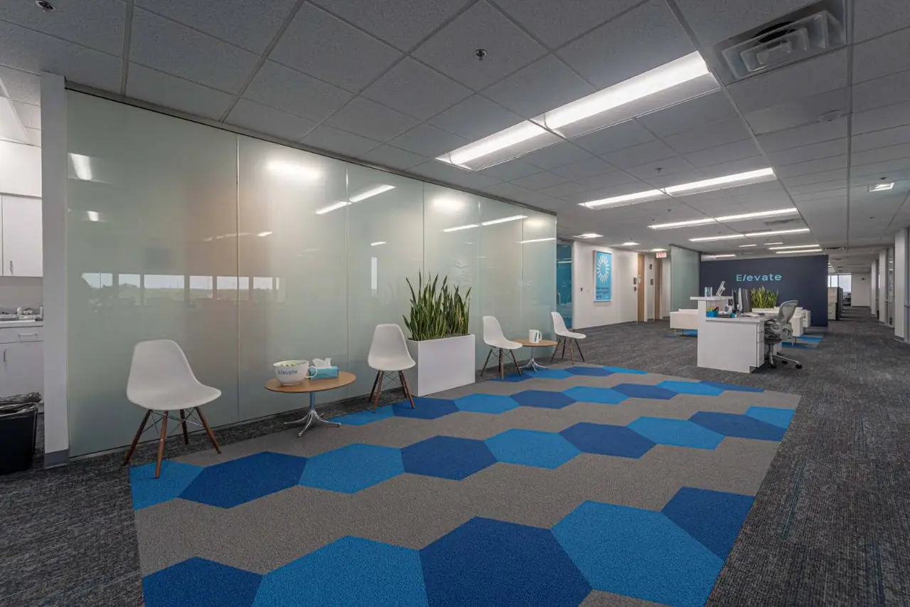 Commercial building lobby lighting